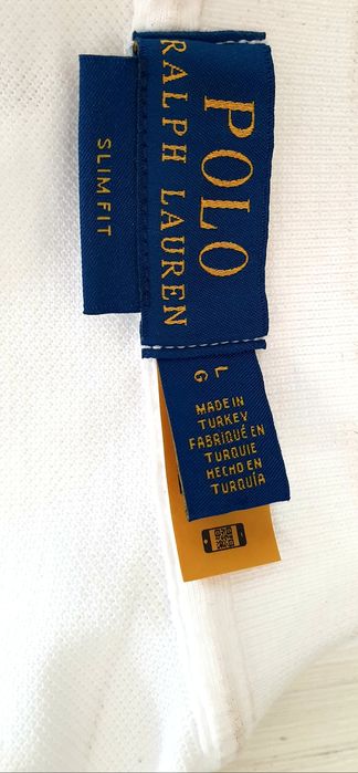 POLO Ralph Lauren Pique Cotton Slim Fit L НОВО ОРИГИНАЛ Мъжка Тениска