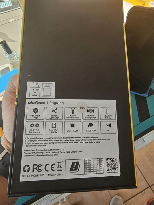 Ulefone RugKing, 8/256 GB, Nou, 2 ani garanție
