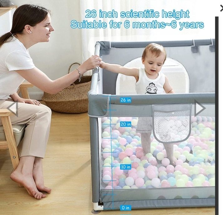 Сгъваема кошара за игра различни размери