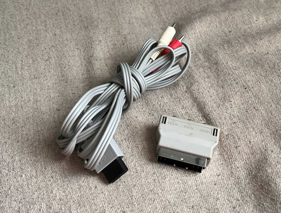 Cablu AV original Nintendo Wii + Adaptor SCART – RVL-009
