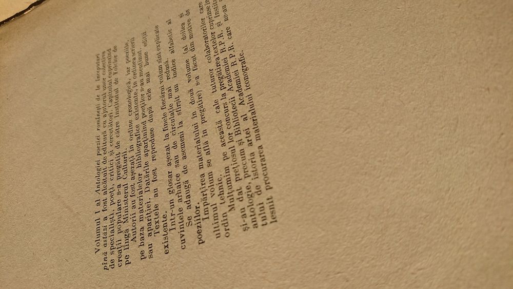 Antologia poeziei romanesti 1954