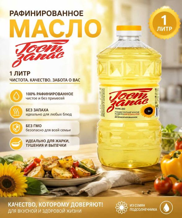 Масло 1 литр 700 тенге