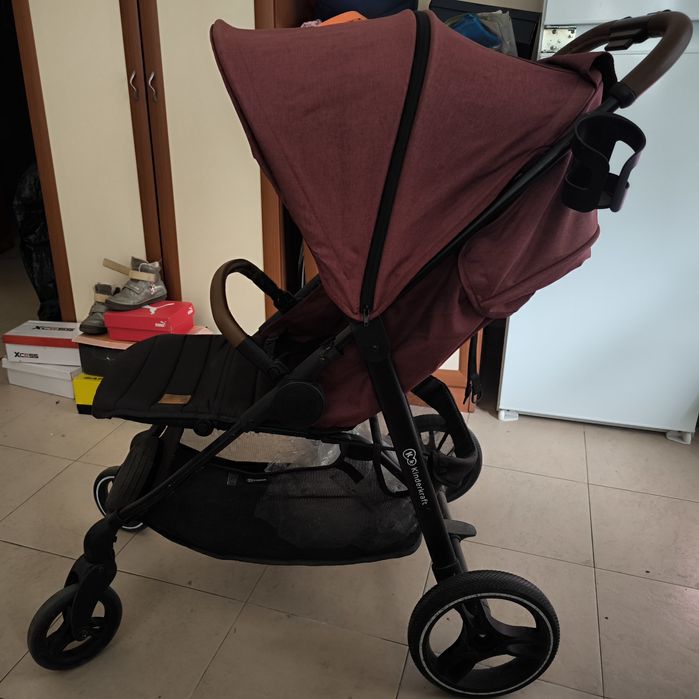 Детска количка Grande 2020 KINDERKRAFT - червена