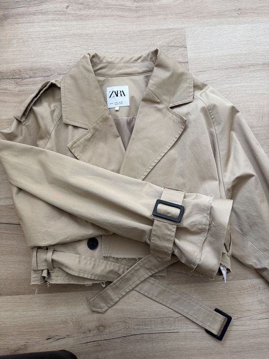 Zara къс шлифер бежов