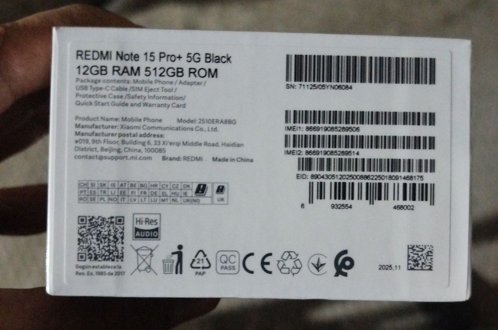Redmi note 15 pro+5g