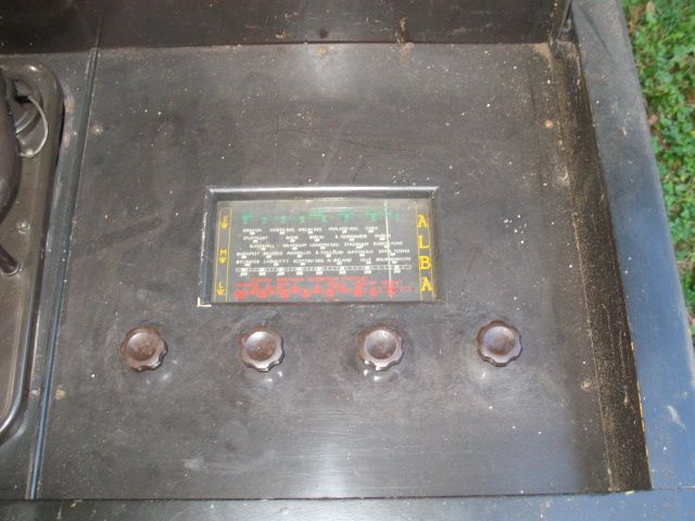 ALBA 475B, 1948 г. - ретро радиошкаф + грамофон с чейнджър.