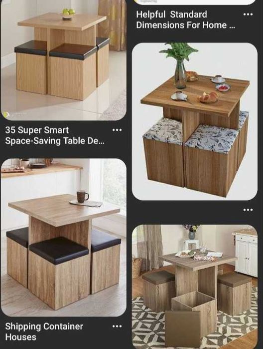 Стол + Стул 4х1 из ЛДСП Новый, Stol va Stul, Yangi