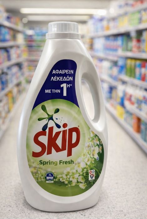 Течен прах за пране Skip Spring Fresh