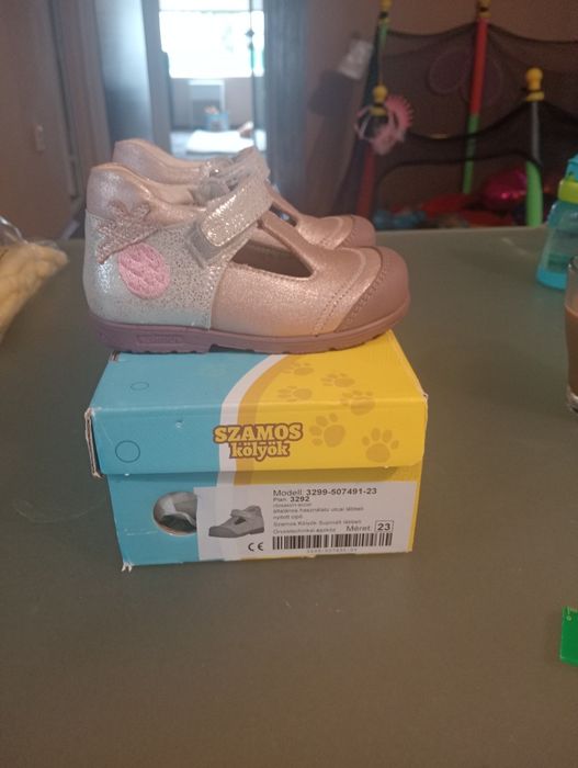 Sandale piele noi Ddstep+unu Szamos +Cizme de cauciuc mr.23
