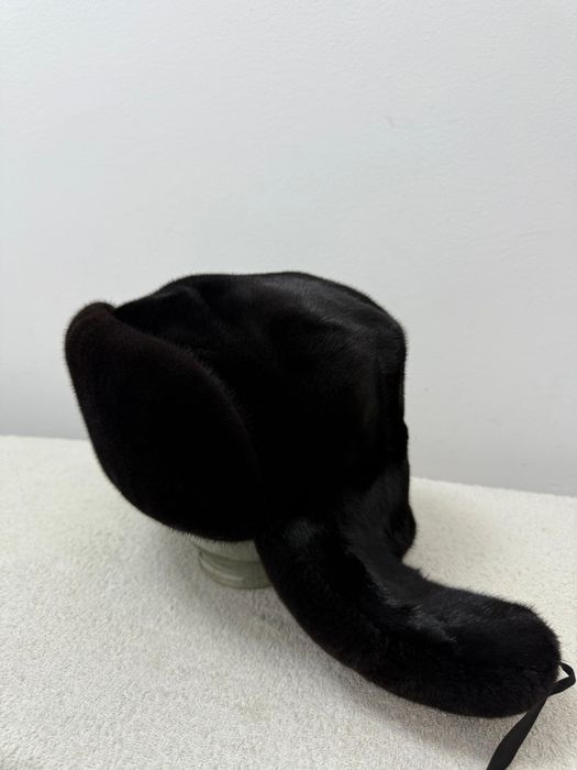 Норковая шапка ушанка