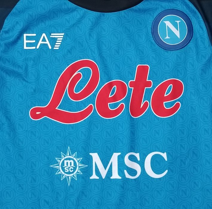 Emporio Armani EA7 Napoli Jersey оригинална тениска ръст 140-152см