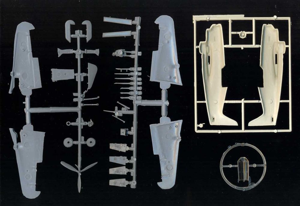 Сборная модель самолета Моран-Солнье MS.406 (NOVO, СССР, 1/72)