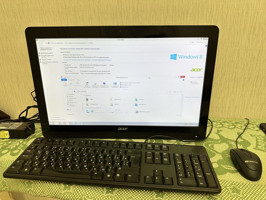 Моноблок Aspire zc-107