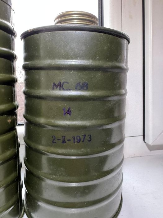 Filtru mască de gaze militar românesc – anii '70-’80 – colecție