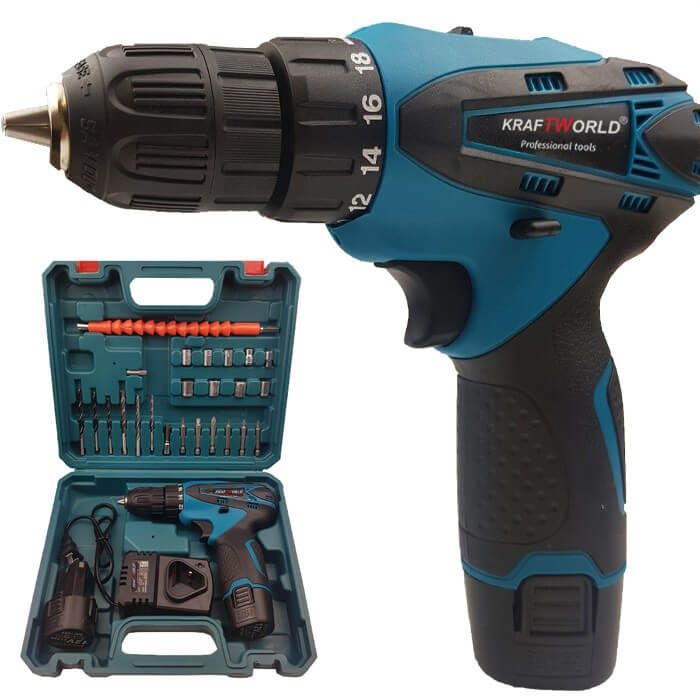 Немски Акумулаторен Двускоростен Винтоверт 36V, 5.0 Ah