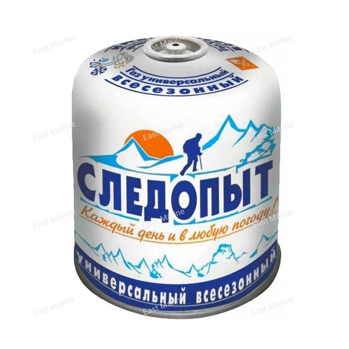 Баллон газовый для плит "Следопыт" 450гр. резьб., (всесезонный)
