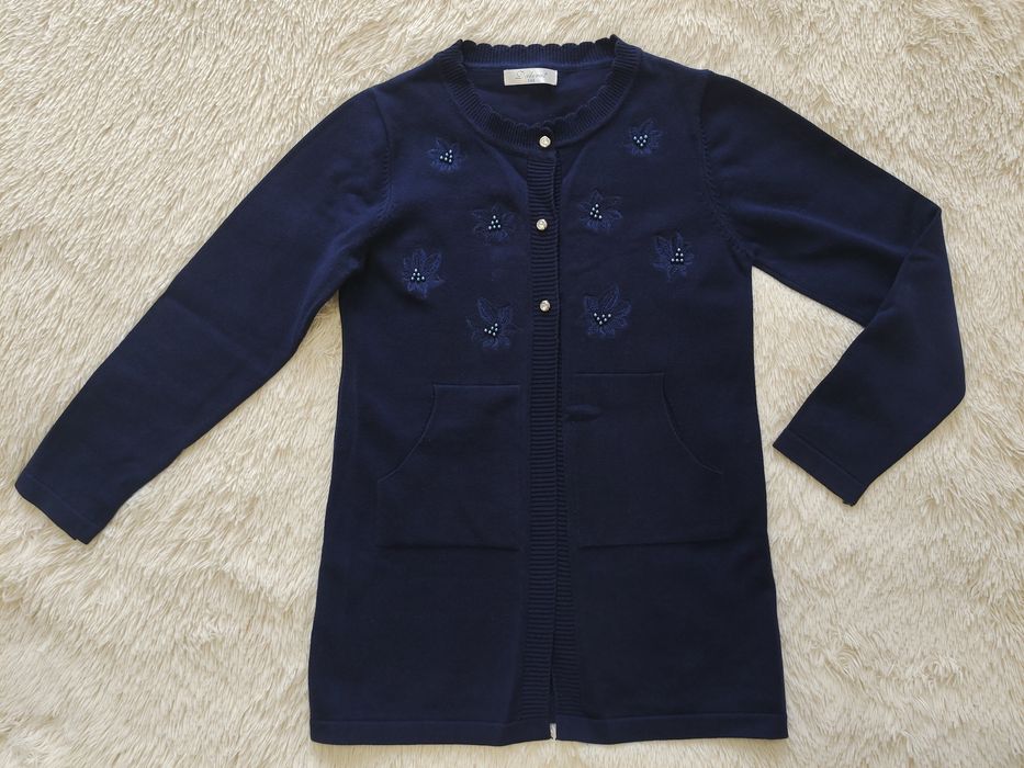Кофта кардиган для школы