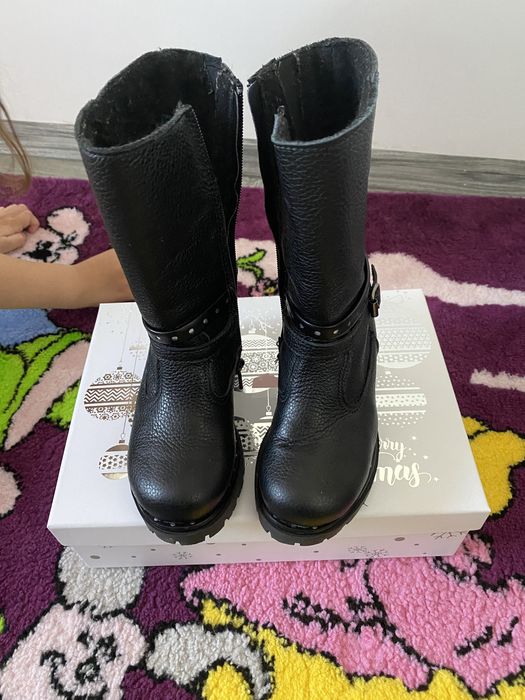 Cizmulițe piele naturală