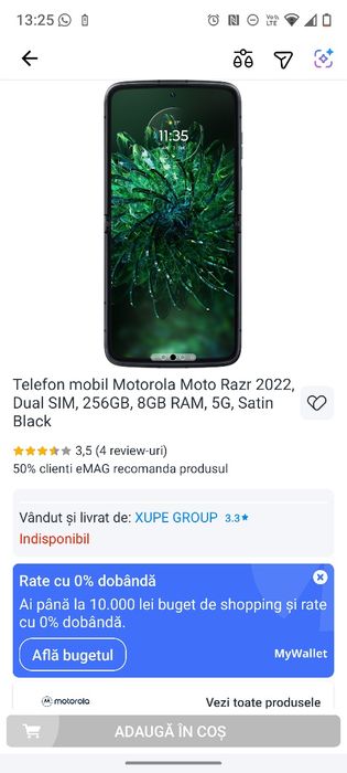 Motorola razr, flip, nou, garanție, 5g, 256 gb