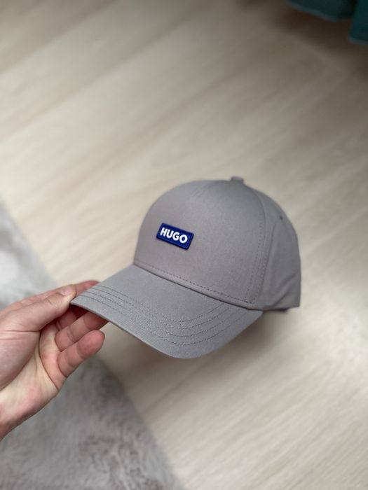 HUGO Jinko sapca unisex gri cu logo albastru marime OS noua originala