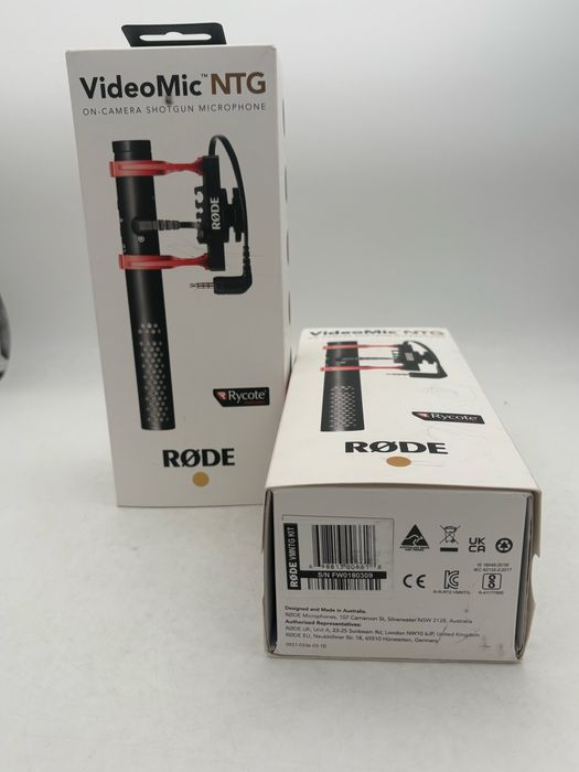 Rode VideoMic NTG Microfon Directional Analog/USB, kit, SIGILAT