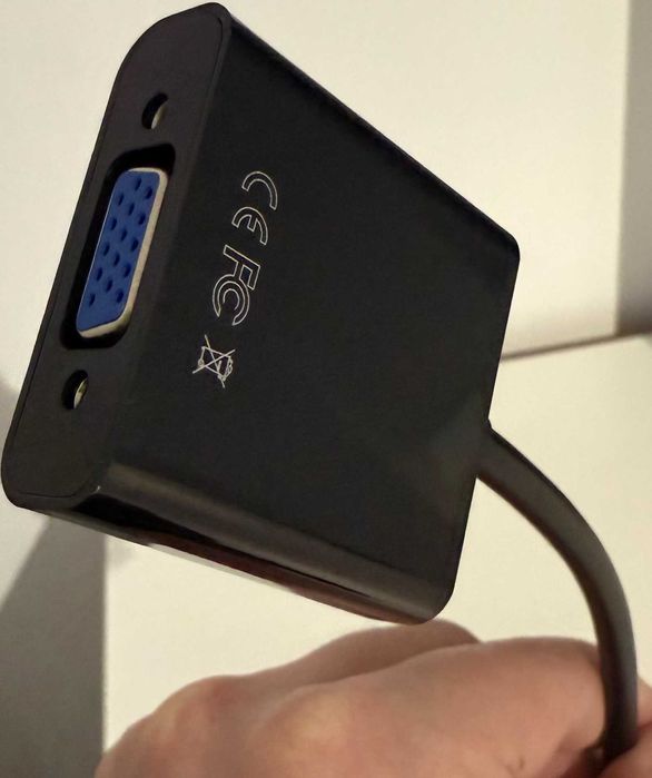 Cablu VGA 1.5m + Adaptor Convertor HDMI 21cm