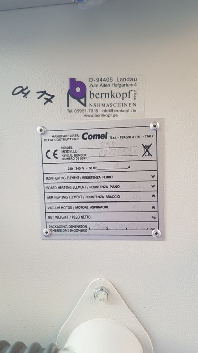 Masa de calcat  profesionala