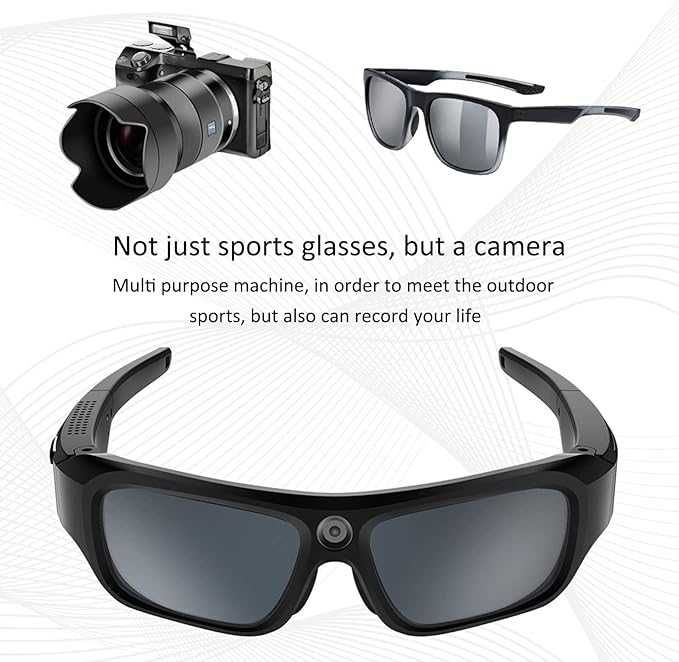 Шпионски Интелигентни слънчеви очила за запис на видео
