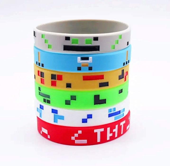 Стильные силиконовые браслеты
