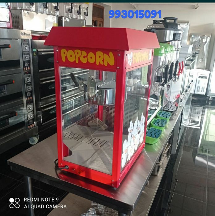 Pokorin pokorim Popcorn aparat 
220w da ishlidi Optim narxlarda