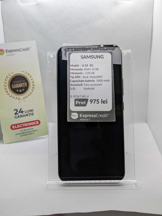 Samsung A54 5G (AG4 Dacia / B.50367)  – Garanție 2 Ani