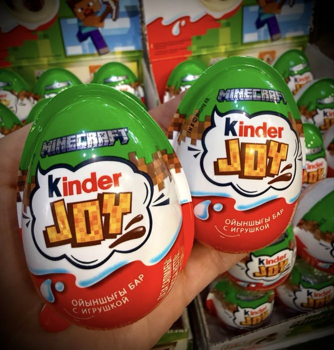 Kinder joy minecraft киндеры майнкрафт оптом, привезу бесплатно
