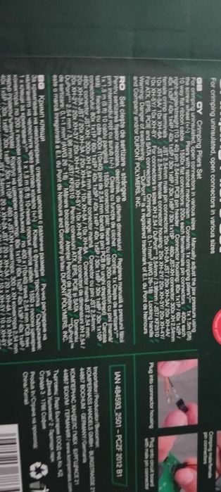 Trusa clește sertizare,sigilata