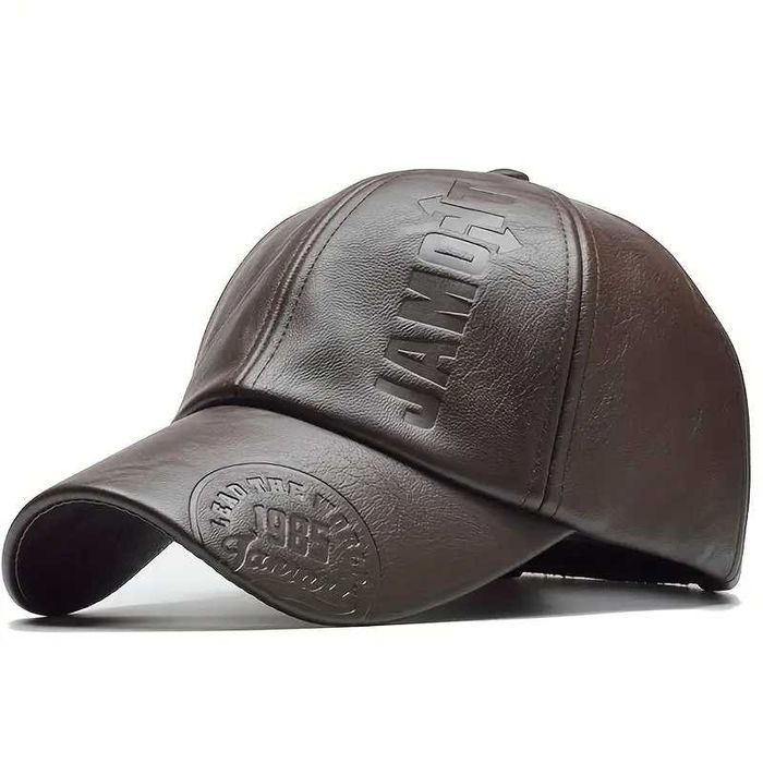 Sapca de baseball din piele PU britanică unisex. Pret 30 lei  Livrare gratis in Bucuresti la Bucur Obor, prin OLX la FANbox 10-15 lei.
