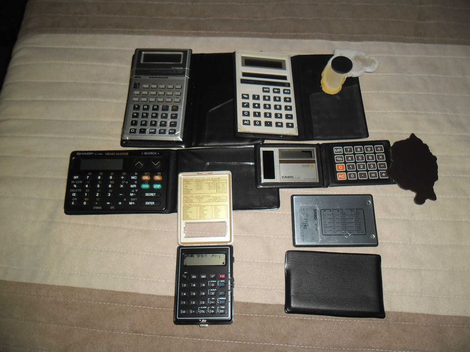Calculatoare Casio si Sharp Japan anii 80