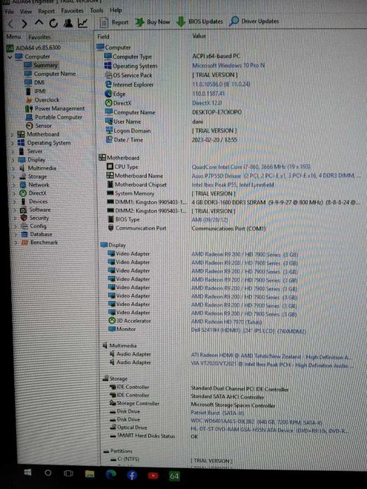 Компютър Asus P7P55 D Deluxe,i7 860,RAM 12 GB, GTX 560 Ti 2GB 256 bit