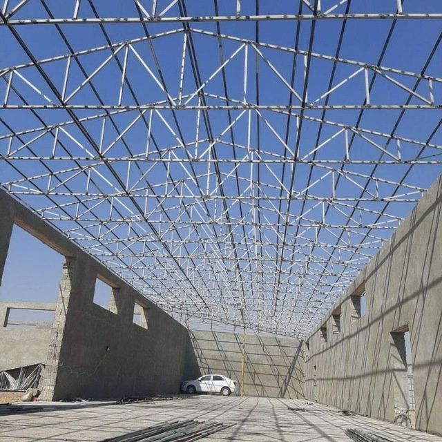 Контейнер профилларидан Навес ва Том курамиз.