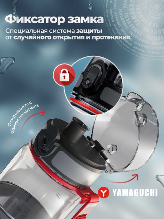Yamaguchi Tritan Sport Bottle — спортивная бутылка 500 мл