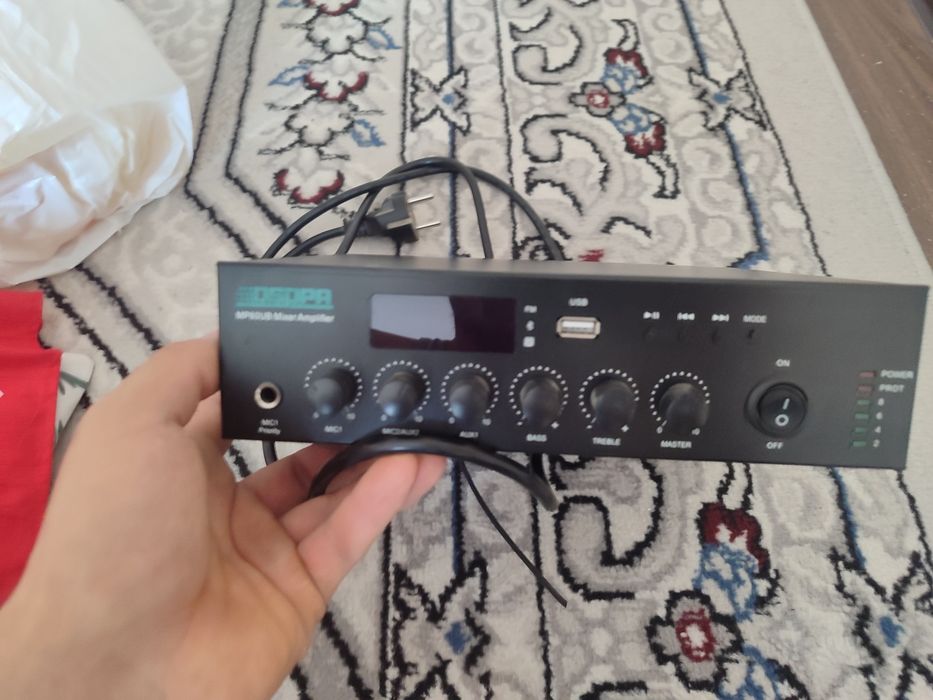 Цифровой усилитель мощности MP60UB (60W) - микшер-усилитель трансляцио