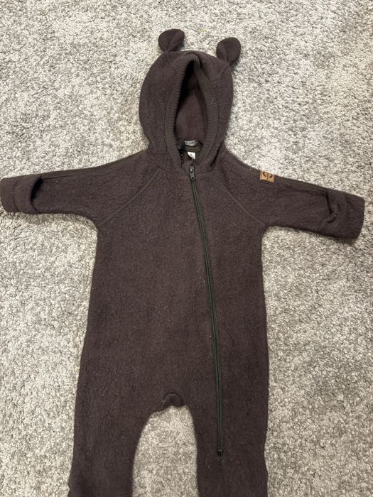 Salopetă Mikk-line din lână merinos fleece 56 cm