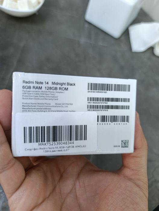 Redmi note 14 6/128 black