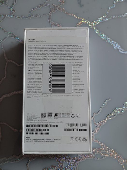 iPhone 15 256GB 93% капацитет на батерия  Black+Mode