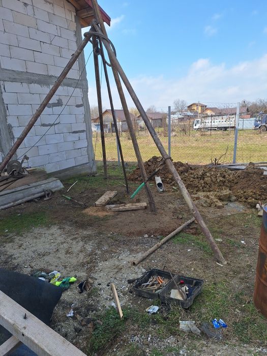 Foraje puțuri apa prelungirii denisipări și piloni