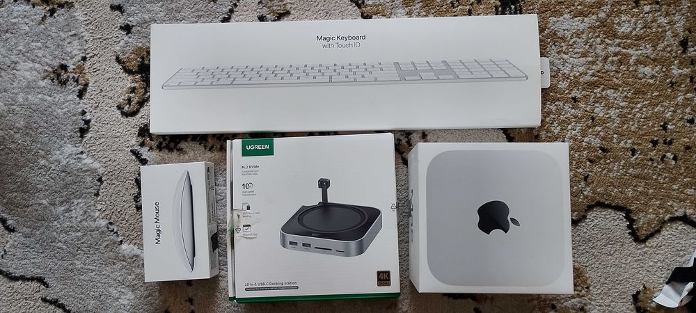Mac Mini M4Pro 24GB RAM 512GB SSD,Magic Keyboard,Mouse 3,Dock Ugreen ...