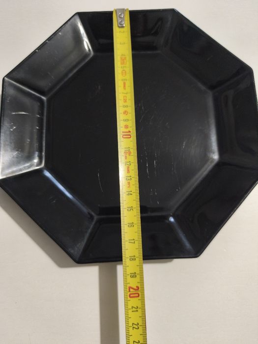 Farfurii negre Arcoroc 12 piese