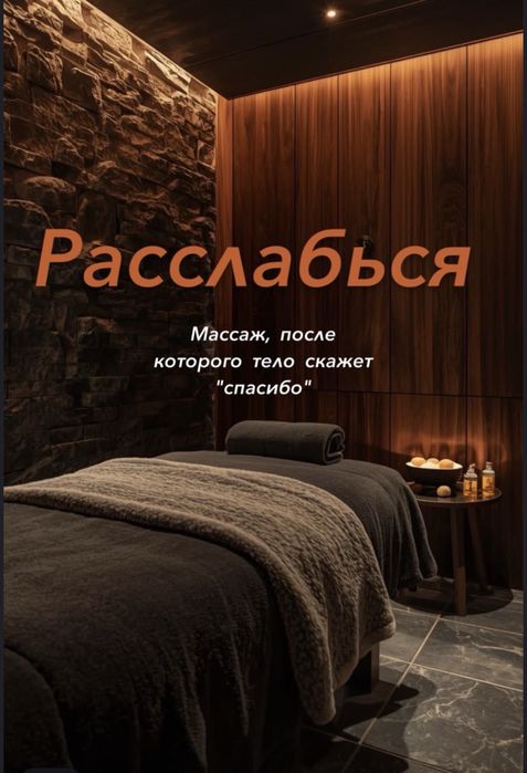 Расслабляющий массажж выездной