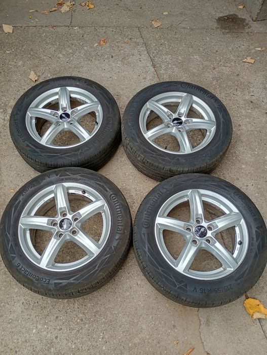 Jante Ford,Volvo,Peugeot+cauciucuri 215/55/16
