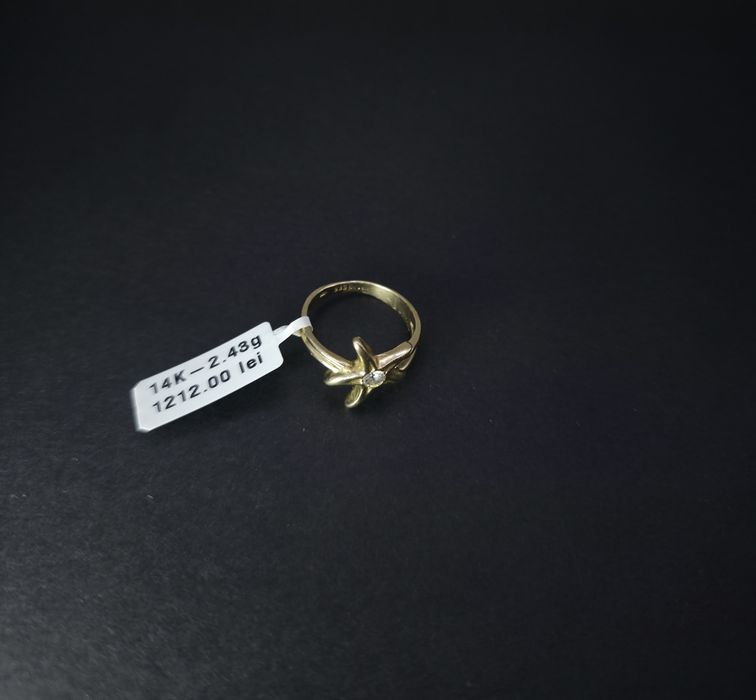 Bijuteria Royal inel din aur 14k 2.43 gr