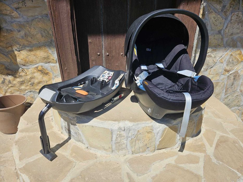 Кошница за кола Cybex Aton (Mamas & Papas) + ISOFIX База Base-Fix (Комплект)
