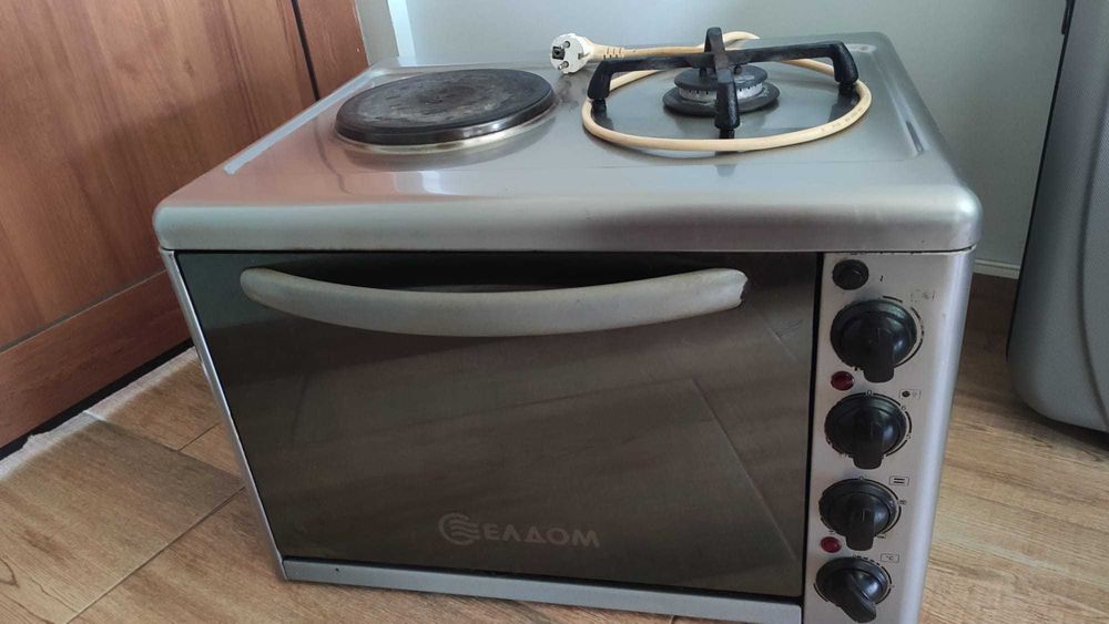Комбинирана готварска печка Елдом, ток и газ